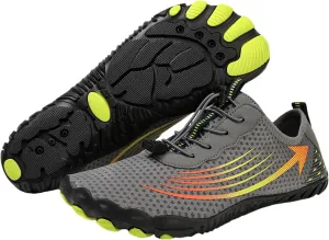Hike Barefoot Footwear Womens Men Unisex Breathable & Non-Slip Athletic Wide Toe Water Shoes Hiking Swim Outdoor Beach Quick-Dry Aqua Pool Socks Surfing Exercise Adult Sock River Lake Kayaking