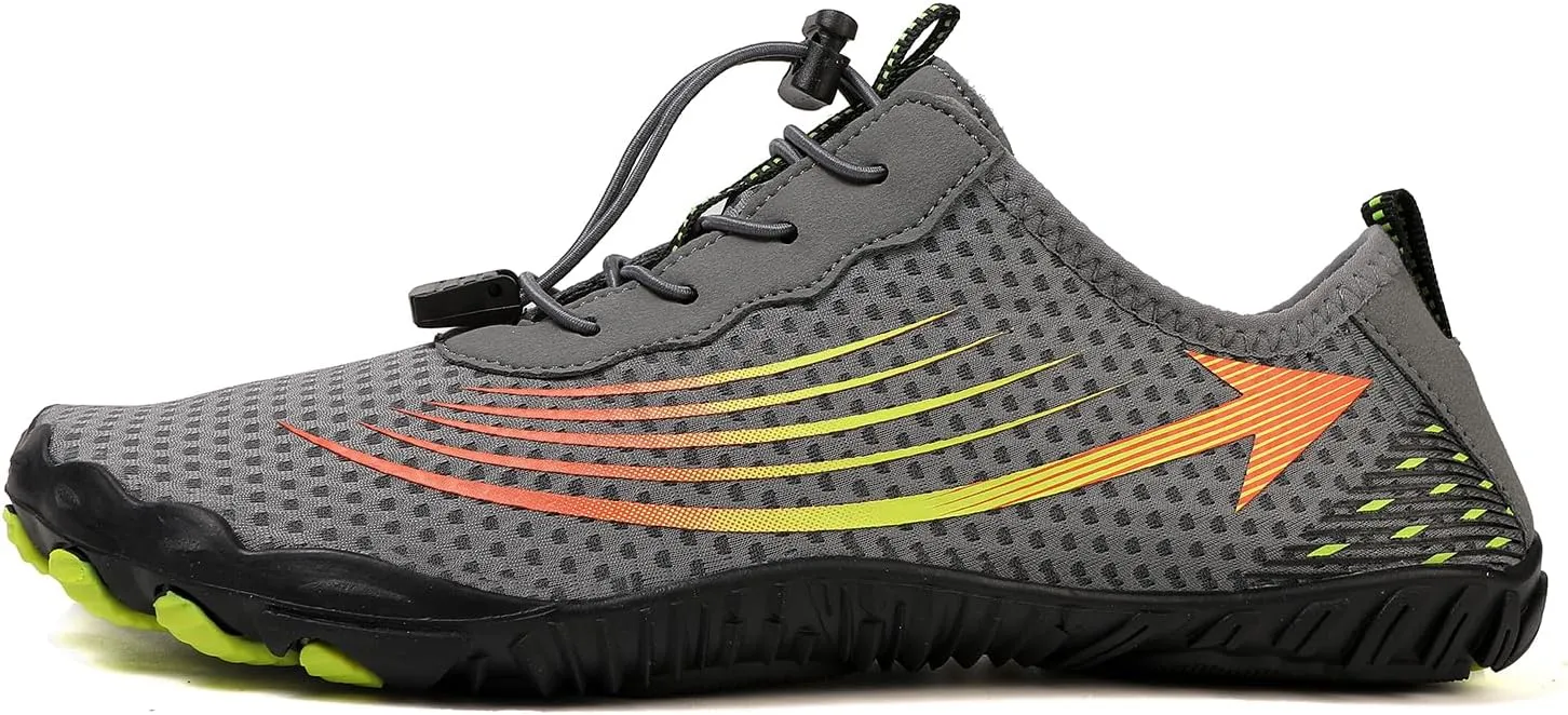 Hike Barefoot Footwear Womens Men Unisex Breathable & Non-Slip Athletic Wide Toe Water Shoes Hiking Swim Outdoor Beach Quick-Dry Aqua Pool Socks Surfing Exercise Adult Sock River Lake Kayaking