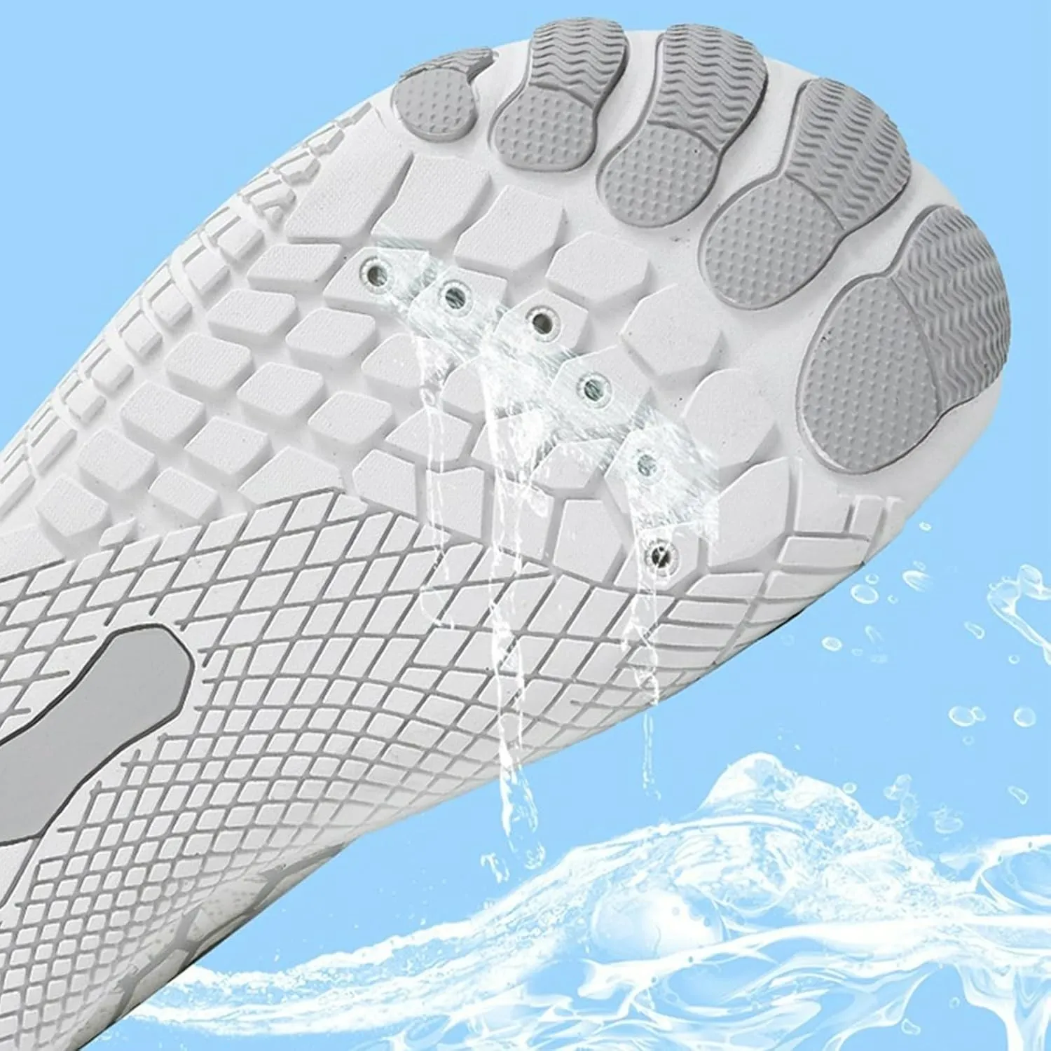 Hike Barefoot Shoes for Women Men Breathable Non-Slip Athletic Footwear Wide Toe Water Hiking Neuropathy Grounded Comfort Wear Pro Box Healthy Unisex Outdoor Beach Sneakers Diabetic Shoe