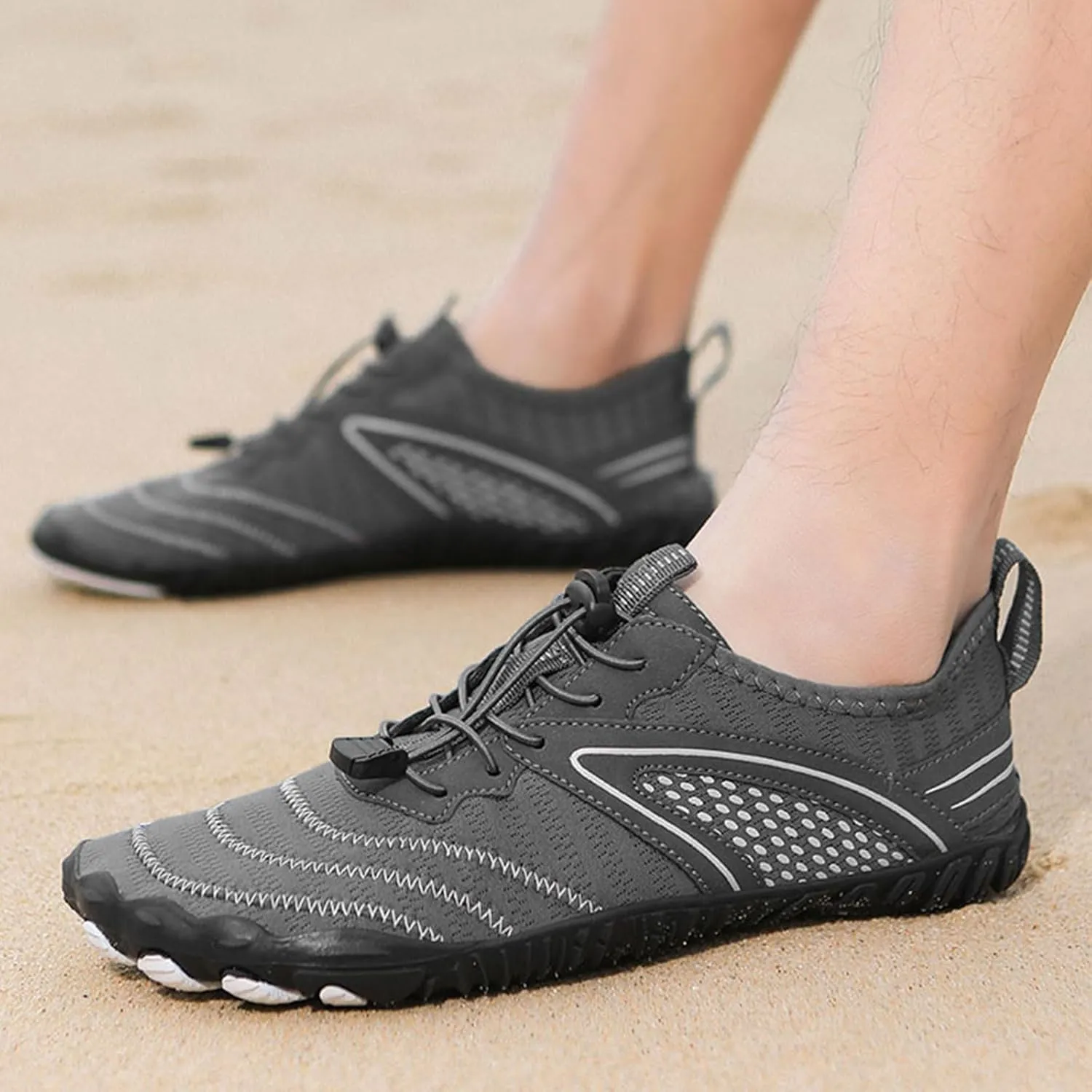 Hike Barefoot Shoes for Women Men Non-Slip&Zero Drop Water Shoes,Waterproof Trail Running Beach Barefoot,Outdoor Lightweight Breathable Wide Toe Box Hiking Footwear,Fashion Comfort Footwear Unisex