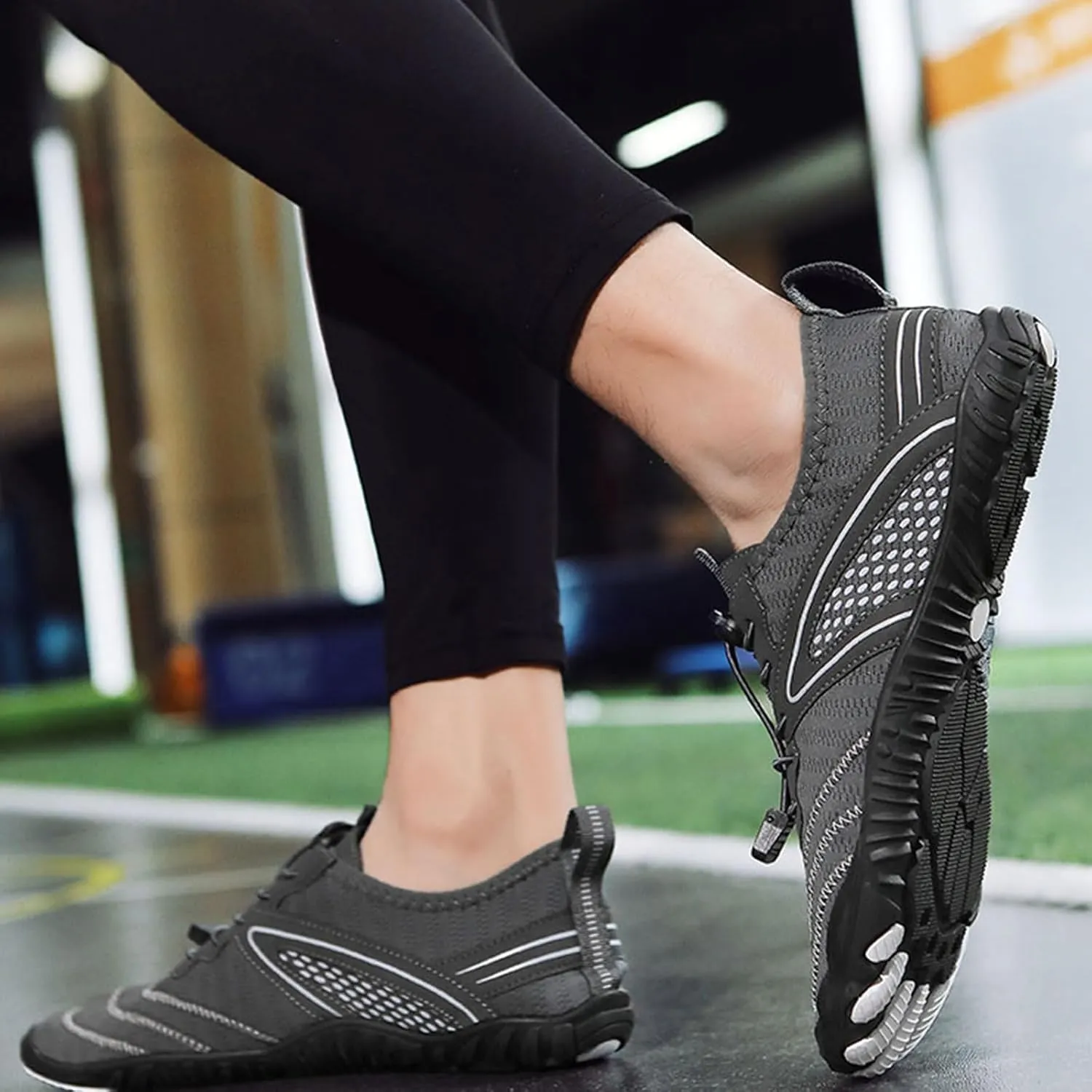 Hike Barefoot Shoes for Women Men Non-Slip&Zero Drop Water Shoes,Waterproof Trail Running Beach Barefoot,Outdoor Lightweight Breathable Wide Toe Box Hiking Footwear,Fashion Comfort Footwear Unisex