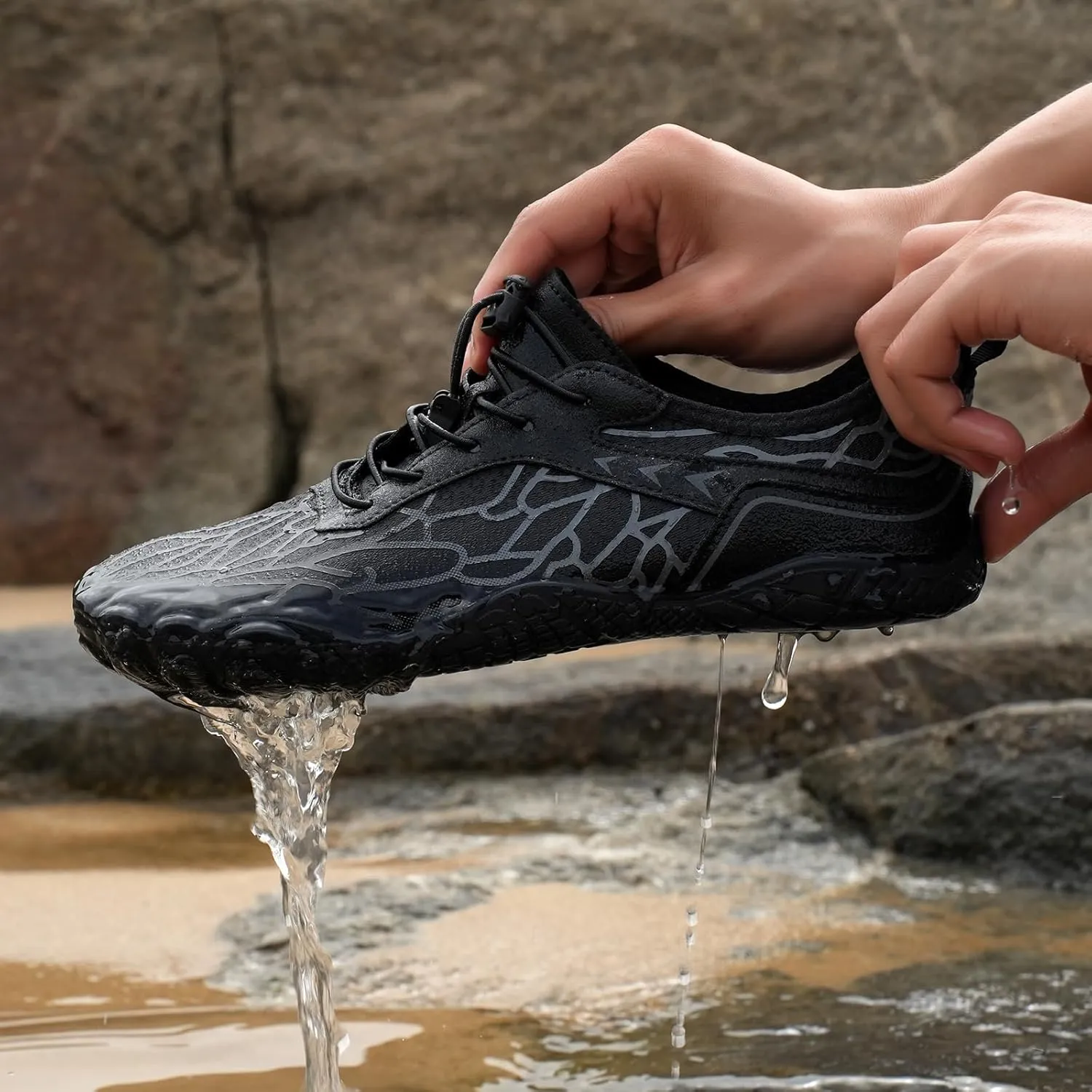 Hike Barefoot Shoes Women Men Pro Footwear Womens Wide Toe Box Healthy & Non-Slip Athletic Hiking Walking Unisex New Breathable Trail Footwear Surfing Wading Wide-Toe for Waterproof Running
