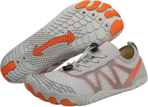 Hike Barefoot Shoes Women Wide Toe Box Healthy Hiking Water Shoes with Arch Support for Women Walking Wide Toe Box Non-Slip Outdoor Sports Zero Drop Shoe Walking Outdoor Breathable Footwear