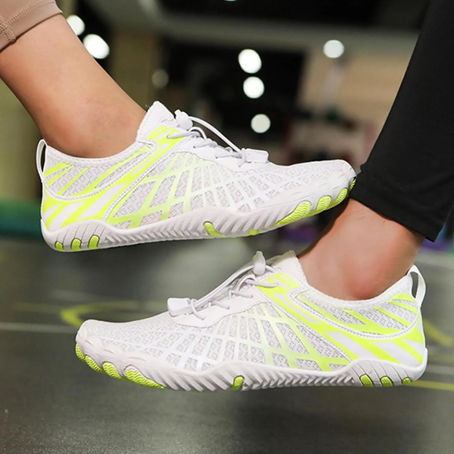 Hiking Barefoot Shoes for Women Men,Pro-Healthy&Non-Slip Water Shoes Footwear, Wide Toe Waterproof Trail Running Footwear,Beach Pool Aqua Swimming Sur Fitness Barefoot Wear Unisex