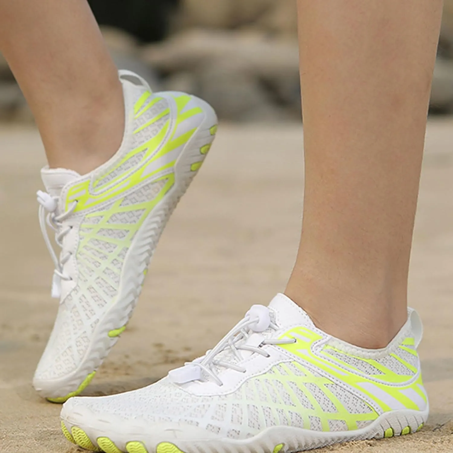Hiking Barefoot Shoes for Women Men,Pro-Healthy&Non-Slip Water Shoes Footwear, Wide Toe Waterproof Trail Running Footwear,Beach Pool Aqua Swimming Sur Fitness Barefoot Wear Unisex