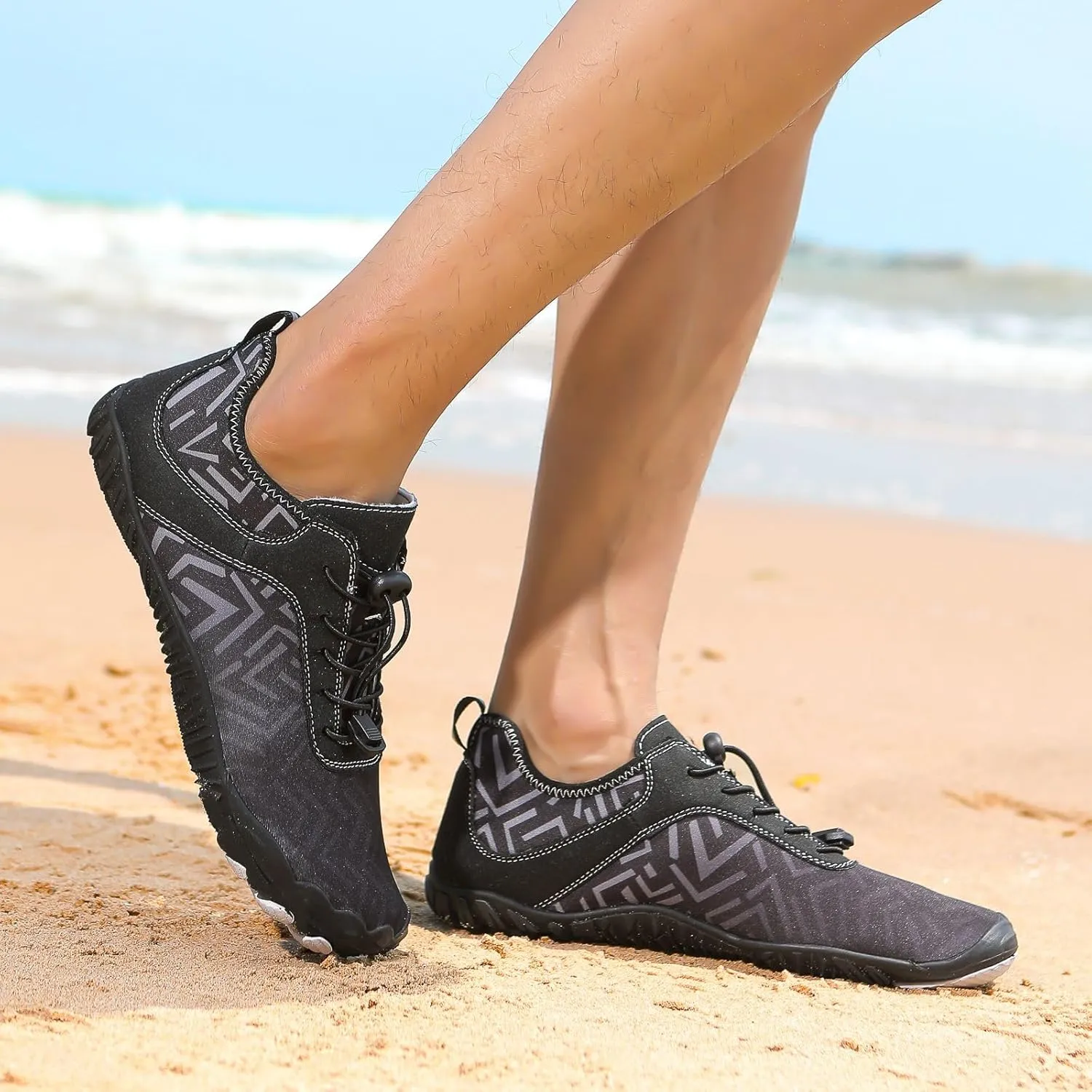 Hiking Footwear Barefoot Womens Shoes Healthy Non-Slip Unisex Water Pro Wide Toe Box Sneakers Diabetes Breathable Grounded Aqua Swim Pool Beach Hike Running Walking Athletic Shoe Waterproof