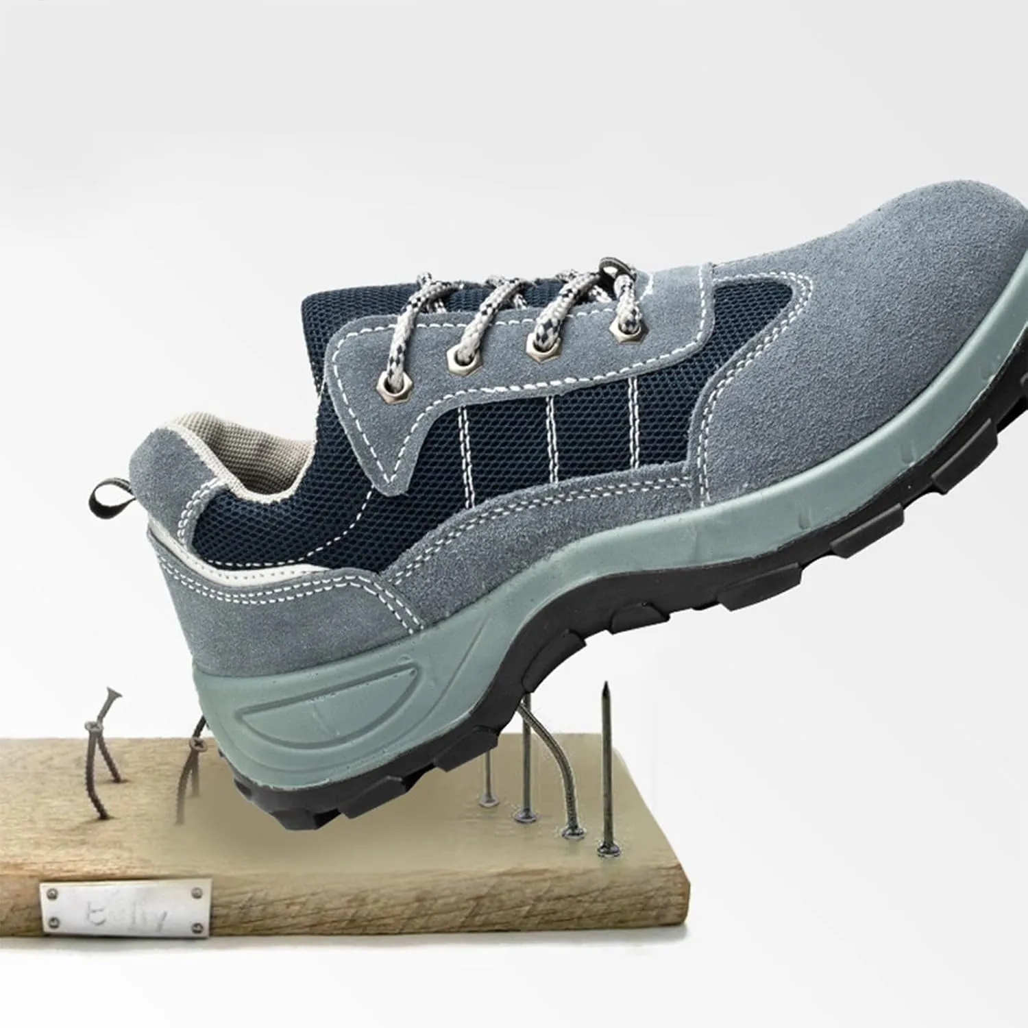 Hiking Shoes Women Waterproof Mesh Lightweight Breathable Walking Shoes Men Non Slip Lace Up Running Shoes