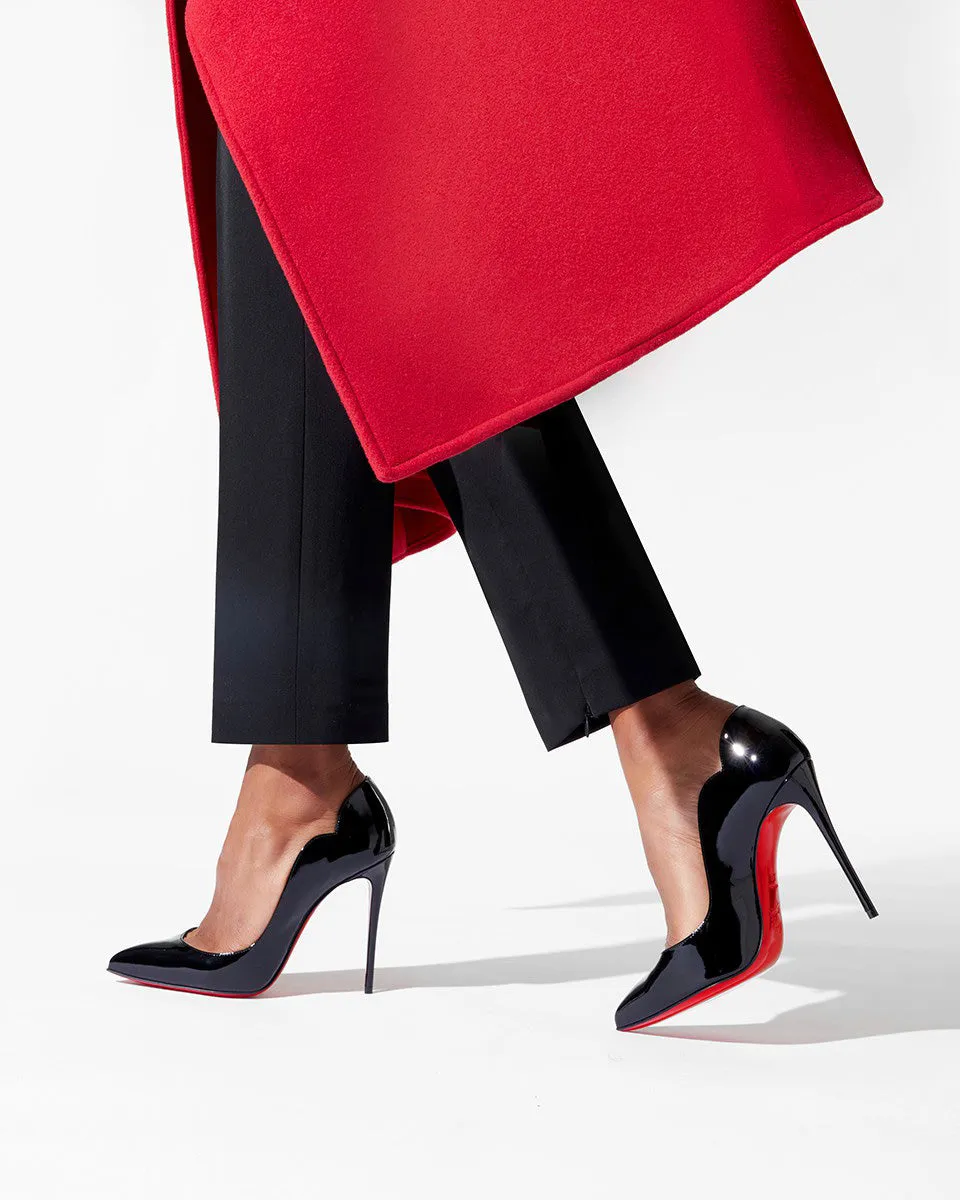 Hot Chick 100 patent black pumps