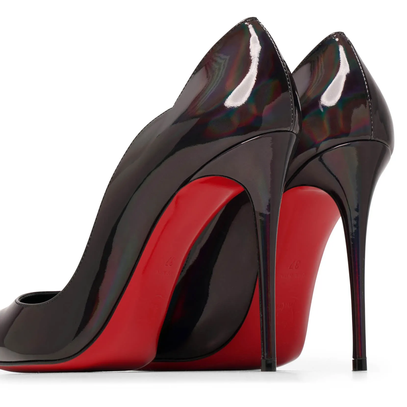 Hot Chick 100 patent psychic black pumps