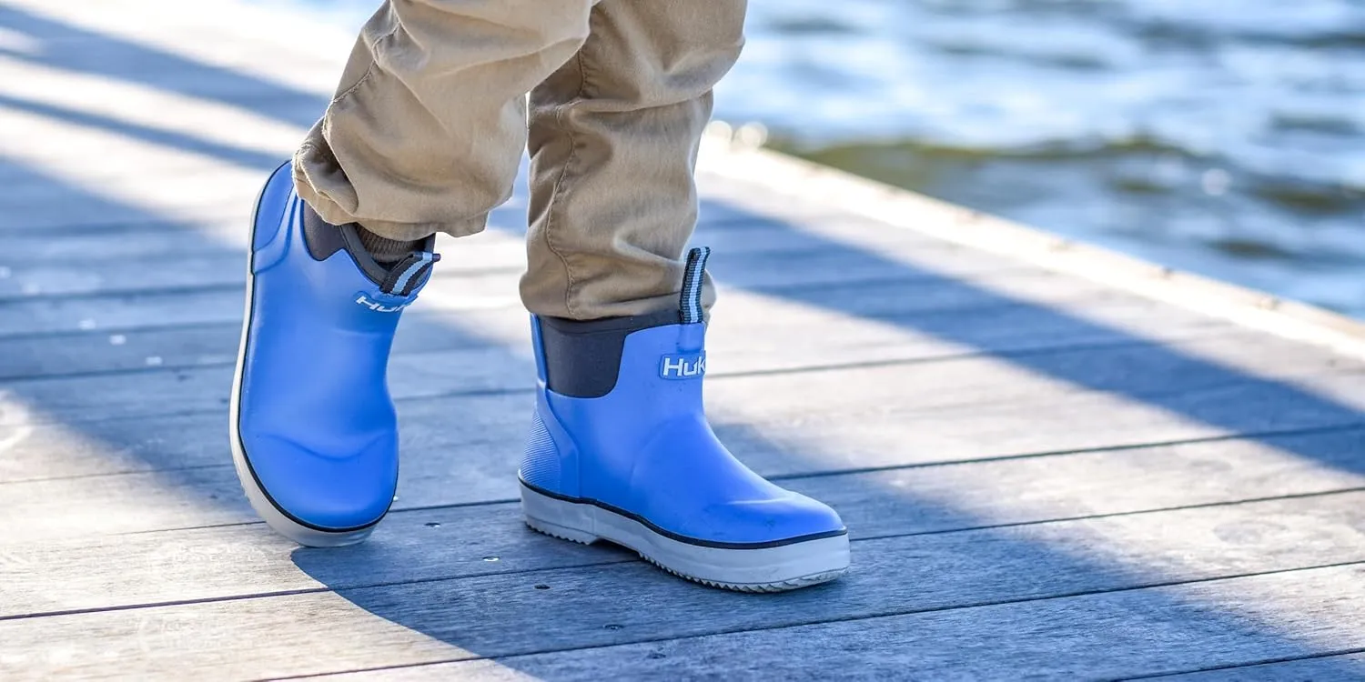 HUK Unisex-Child Rogue Wave Shoe, High-Performance Fishing & Deck Boot for Youth Ankle