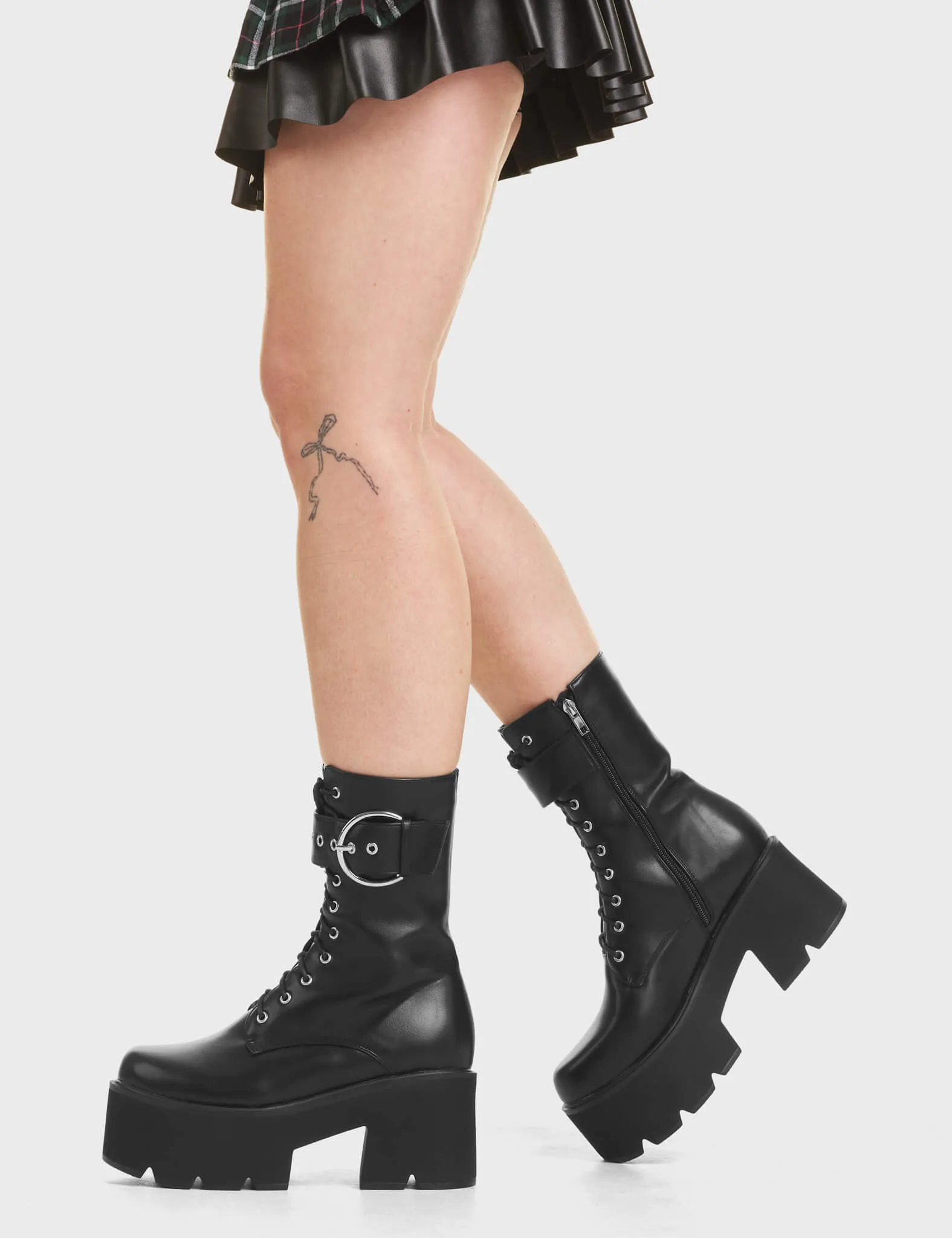 Injustice Chunky Platform Ankle Boots