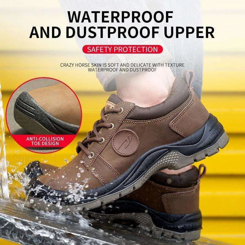 JB Amber High Top Light Cushion Steel Toe Shoes