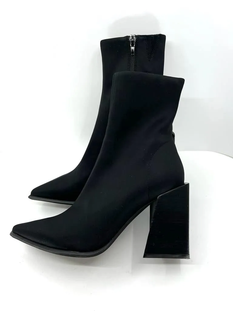 JEFFREY CAMPBELL SIREN POINTED TOE ANKLE BOOTS
