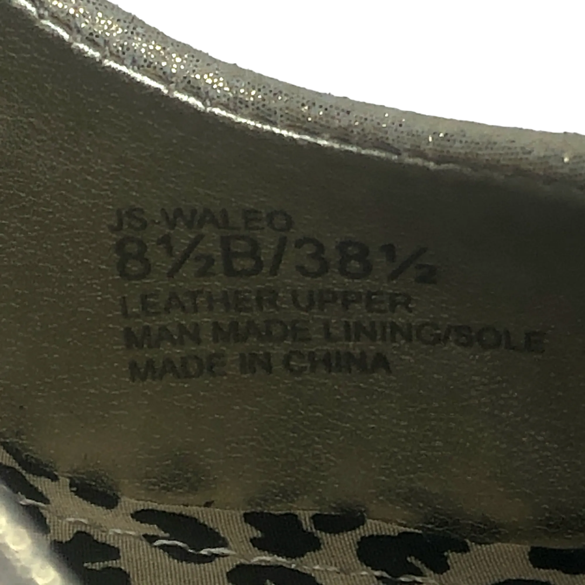 Jessica Simpson Slate/Deco Metallic Waleo Platform Heels - Size 8.5 - Women