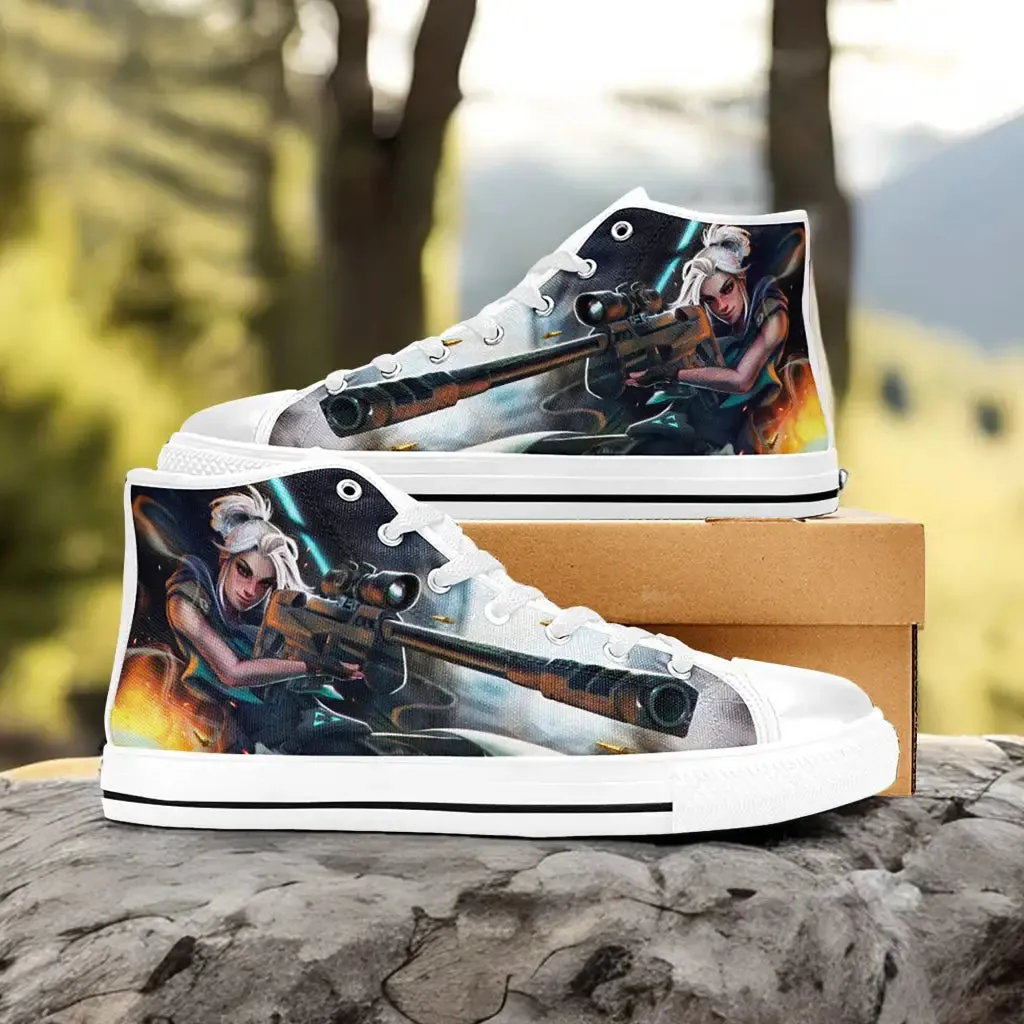 Jett Valorant Shoes High Top Sneakers for Kids and Adults