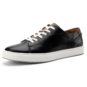 JITAI Men's Fashion Sneakers Shoes Lightweight Fashion Shoes with Wingtip Brogue & Lace-up Design Casual Business Shoes