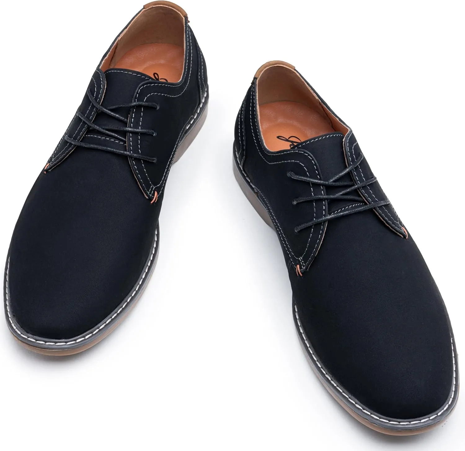 Jousen Men's Casual Dress Shoes Retro Business Classic Dress Shoes for Men