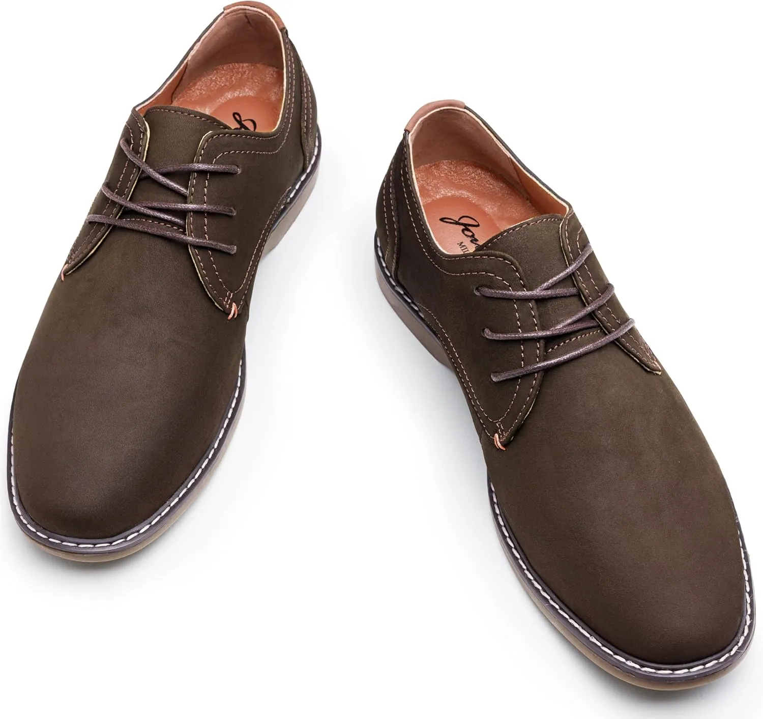 Jousen Men's Casual Dress Shoes Retro Business Classic Dress Shoes for Men