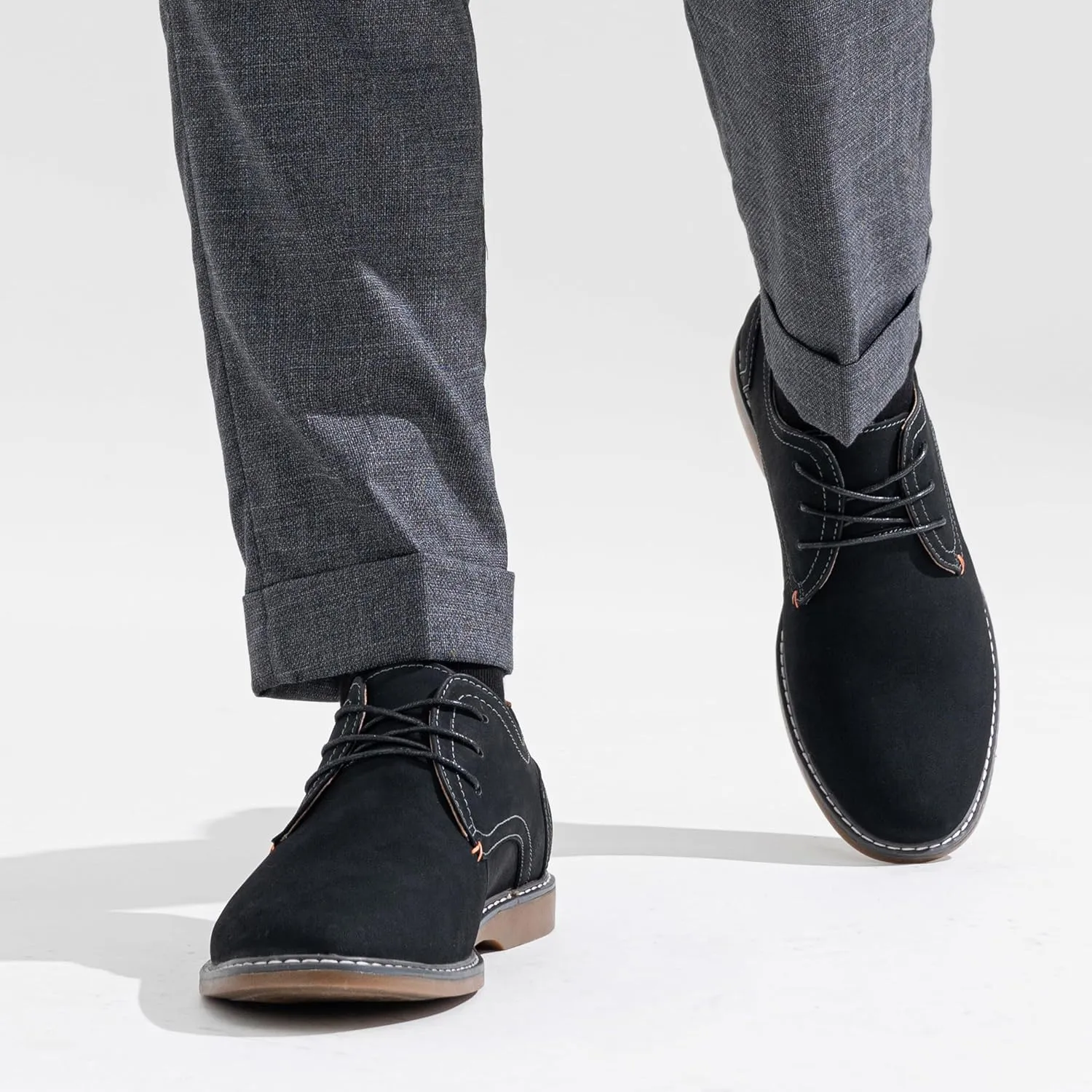 Jousen Men's Casual Dress Shoes Retro Business Classic Dress Shoes for Men