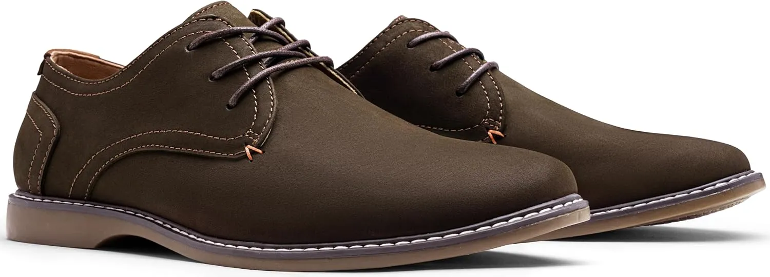 Jousen Men's Casual Dress Shoes Retro Business Classic Dress Shoes for Men