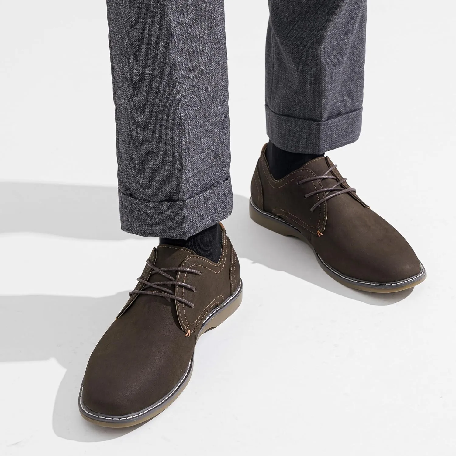 Jousen Men's Casual Dress Shoes Retro Business Classic Dress Shoes for Men