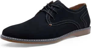 Jousen Men's Casual Dress Shoes Retro Business Classic Dress Shoes for Men