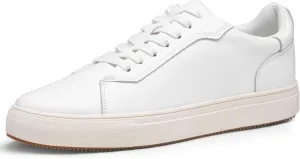 Jousen Mens Fashion Sneakers Polished Leather Mens Dress Sneakers Stylish Retro Mens Business Casual Shoes