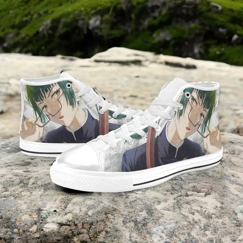Jujutsu Kaisen Maki Zenin Shoes High Top Sneakers for Kids and Adults