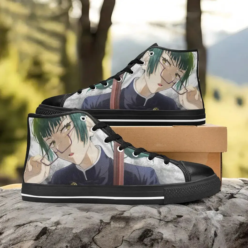 Jujutsu Kaisen Maki Zenin Shoes High Top Sneakers for Kids and Adults
