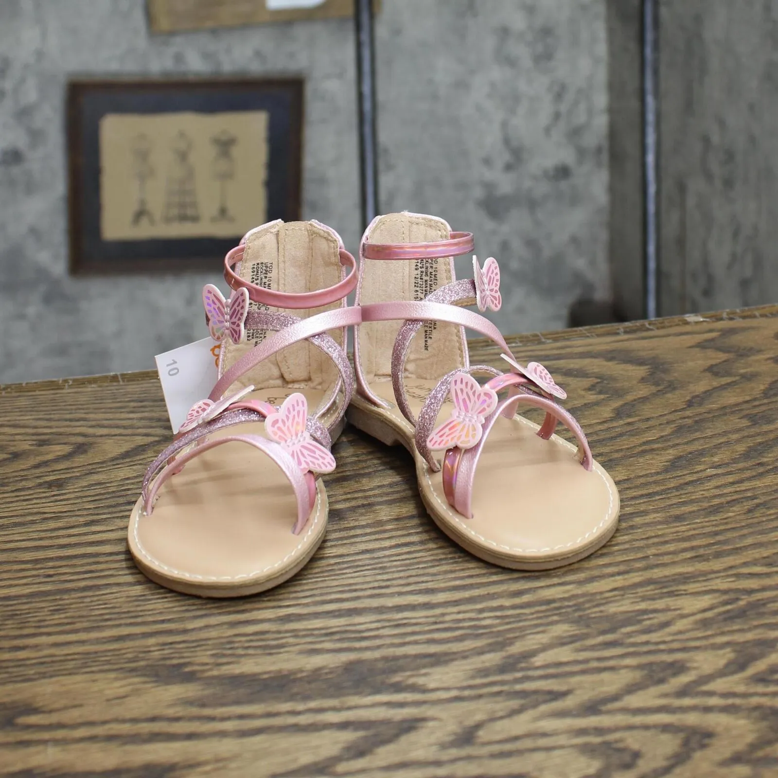 Jumping Beans Adleyy Toddler Girls Gladiator Sandals ADLEYYPINK Pink 10T