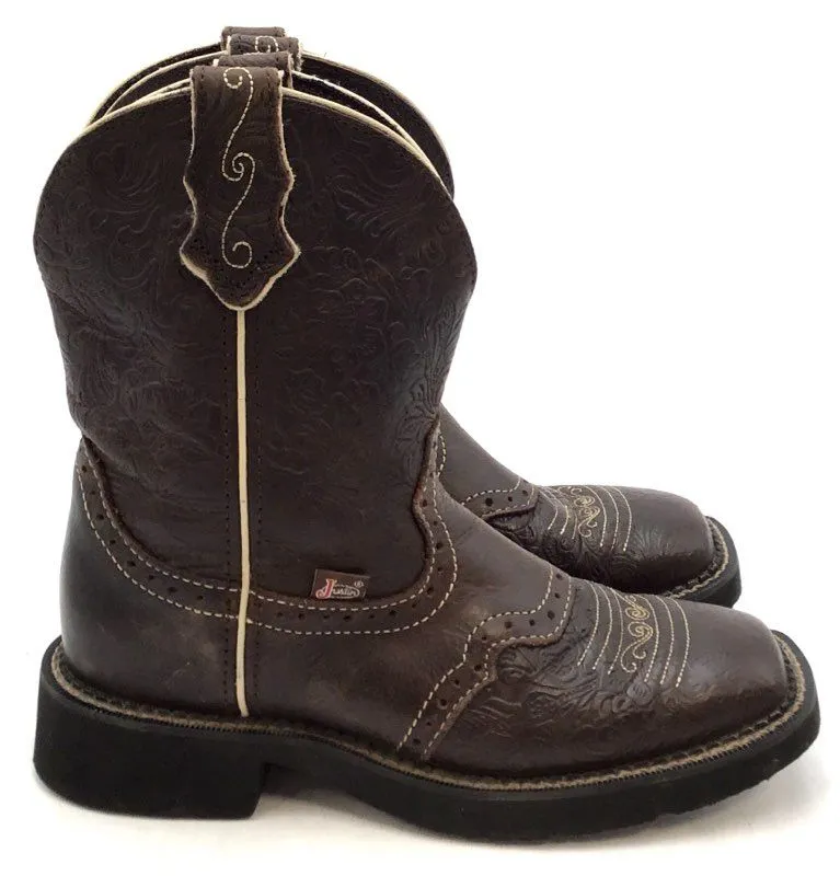 Justin Boots Women's L9618 Brown Western Boots - Size 7B