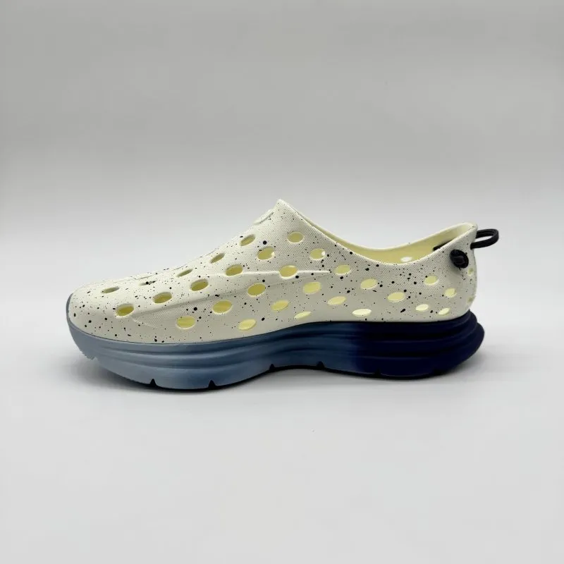 Kane Footwear Revive - Cream AOP/Indigo Fade