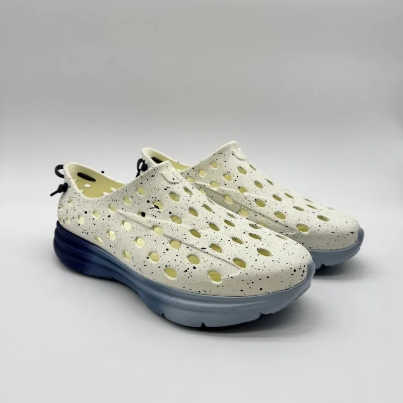 Kane Footwear Revive - Cream AOP/Indigo Fade