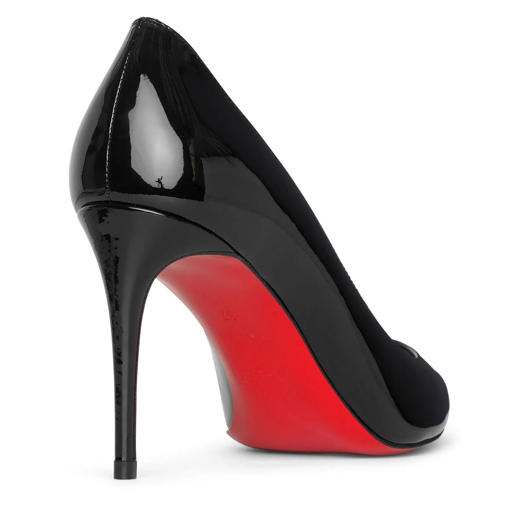 Kate 85 black patent pumps