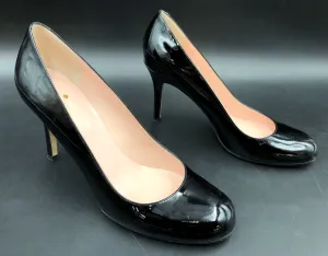Kate Spade Women's Black Patent Leather Stiletto Heel Pumps - Size 8.5B ( COA)