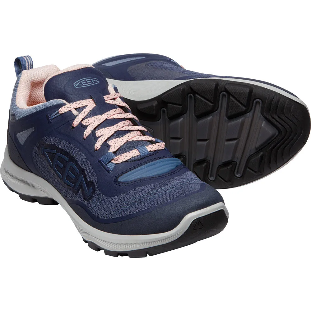 Keen Terradora Flex Waterproof Hiking Shoe Vintage Indigo/Peachy (Women's)