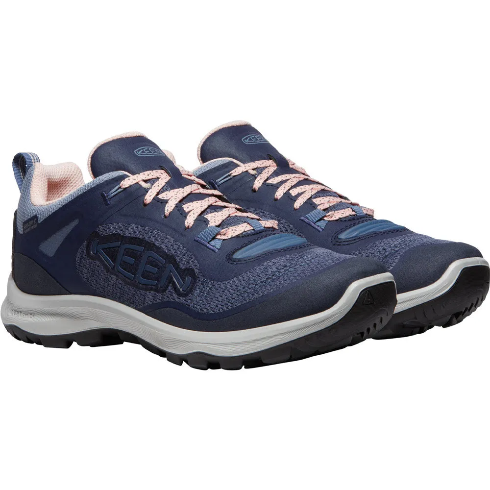 Keen Terradora Flex Waterproof Hiking Shoe Vintage Indigo/Peachy (Women's)