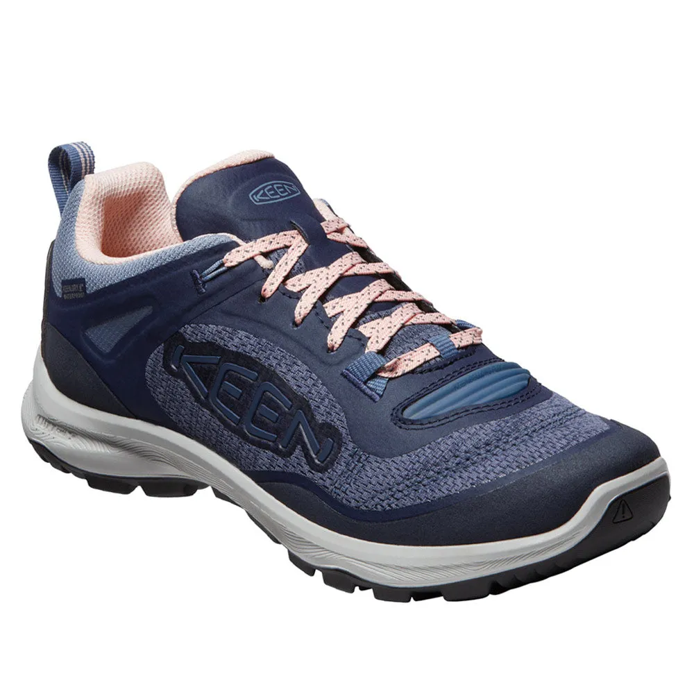 Keen Terradora Flex Waterproof Hiking Shoe Vintage Indigo/Peachy (Women's)