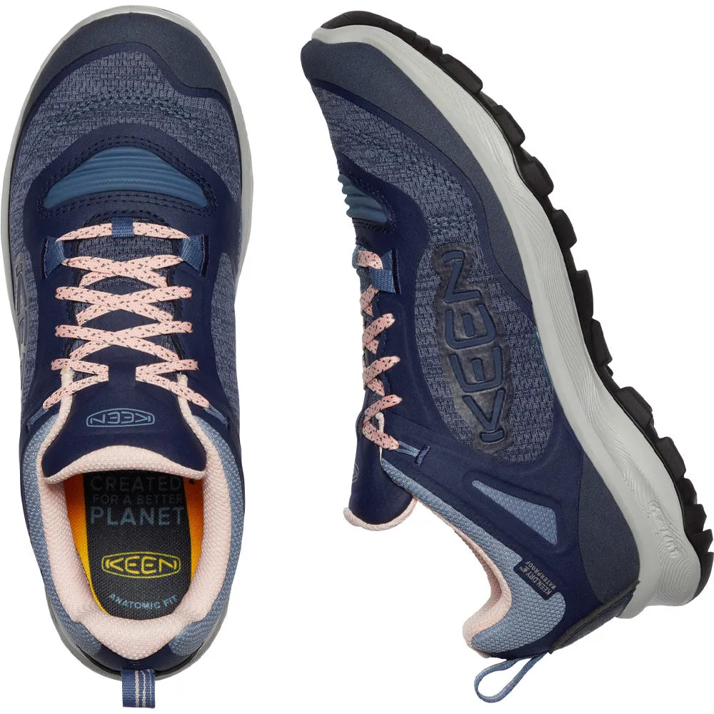 Keen Terradora Flex Waterproof Hiking Shoe Vintage Indigo/Peachy (Women's)