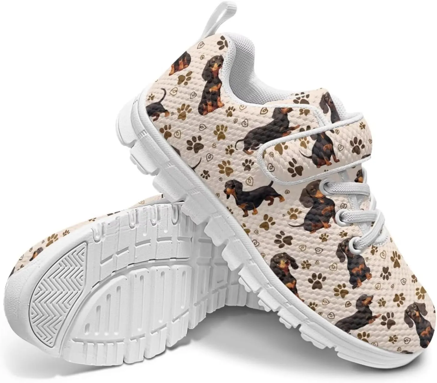 Kids' Dog Athletic Sneaker for Girls Boys Running Hiking Sneaker Tennis Fitness Training Shoes
