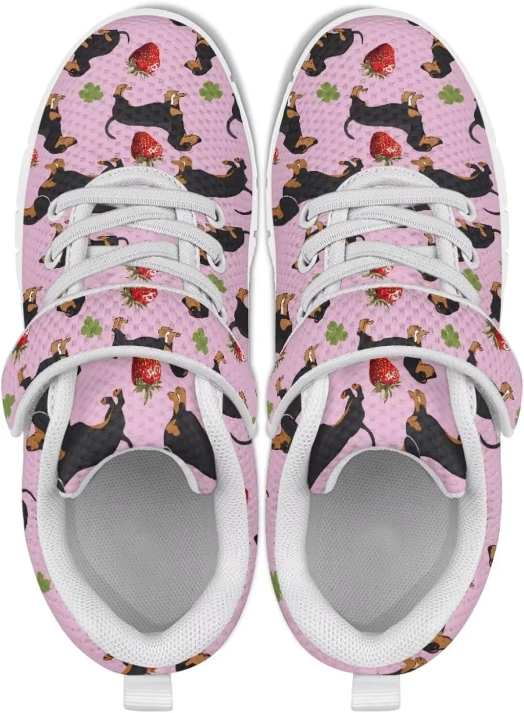 Kids' Dog Athletic Sneaker for Girls Boys Running Hiking Sneaker Tennis Fitness Training Shoes
