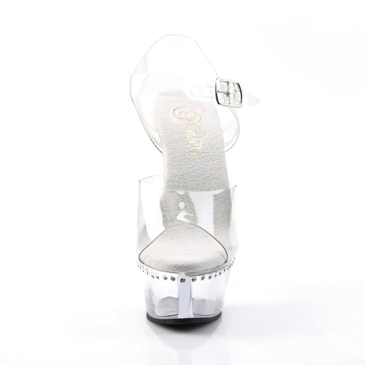 KISS-208LS Clear Rhinestone Heels