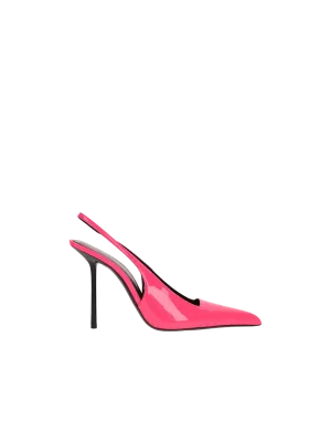 Kiss Patent Leather Slingbacks