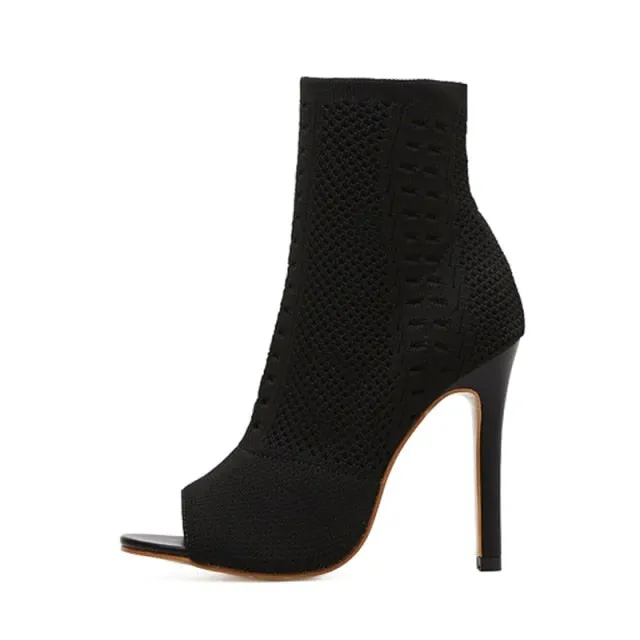 Knitted Ankle Boots