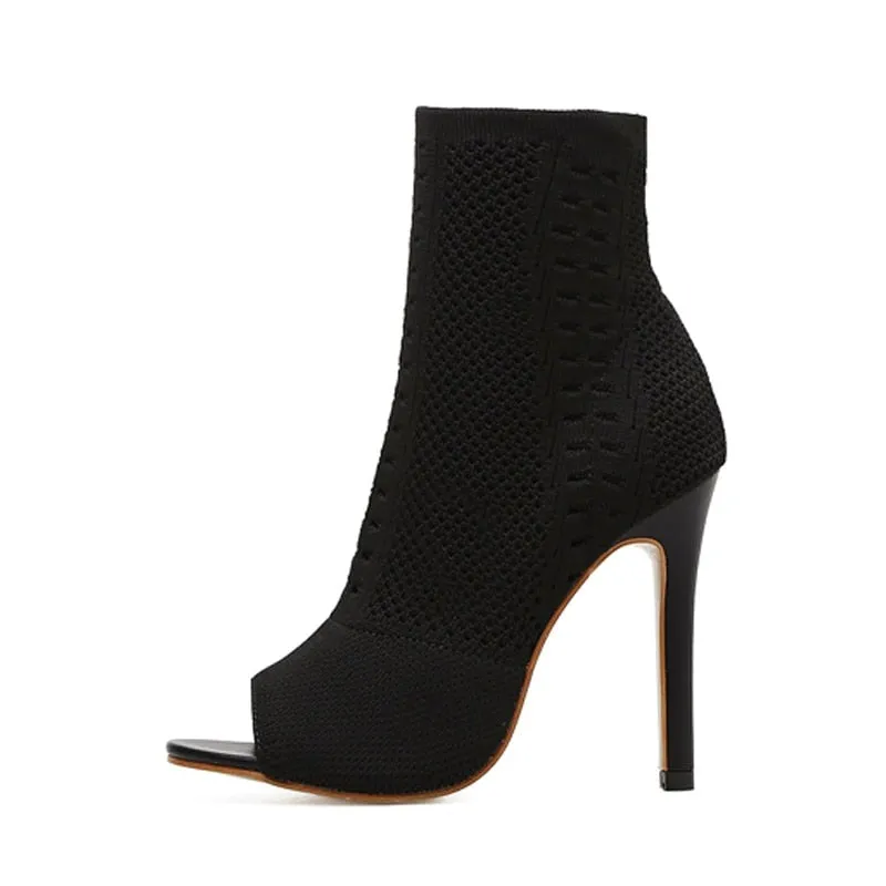 Knitted Ankle Boots