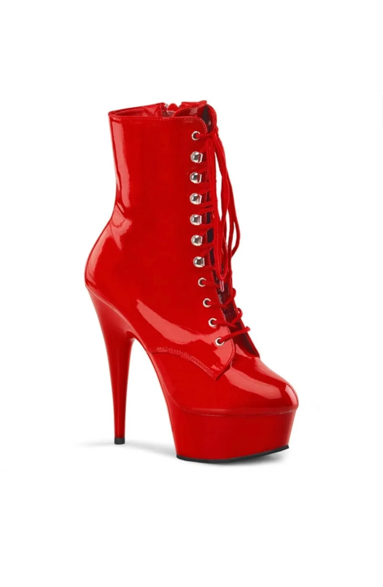 Lace Up Platform Short Boots