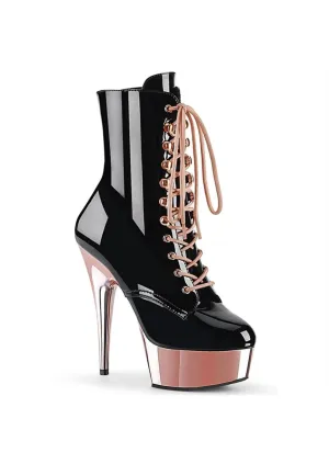 Lace Up Platform Short Boots