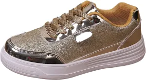 Ladies Fashion Solid Color Mesh Breathable Round Toe Lace Up Low Top Flat Women Shoes Wide