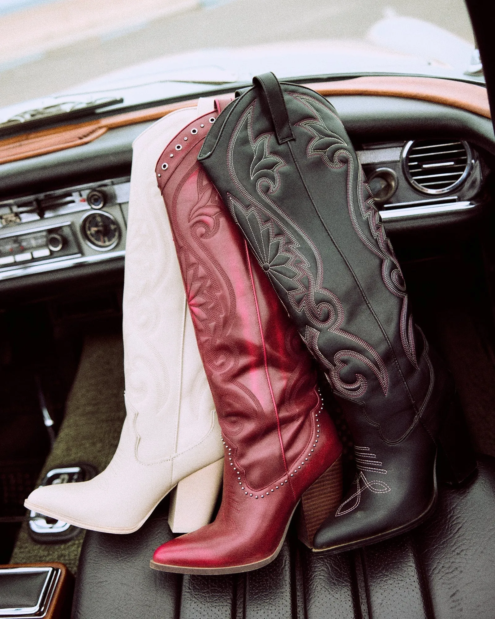 LASSO RED LEATHER
