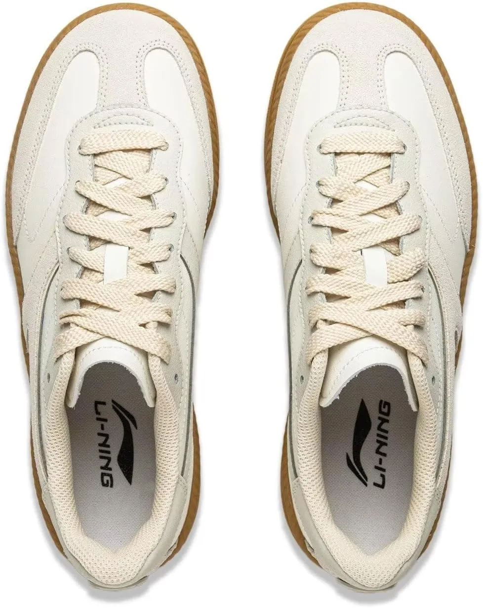 LI-NING LN Ivy Women Casual Shoes Trendy Height Increasing Retro Shoes City Walk AGCV028